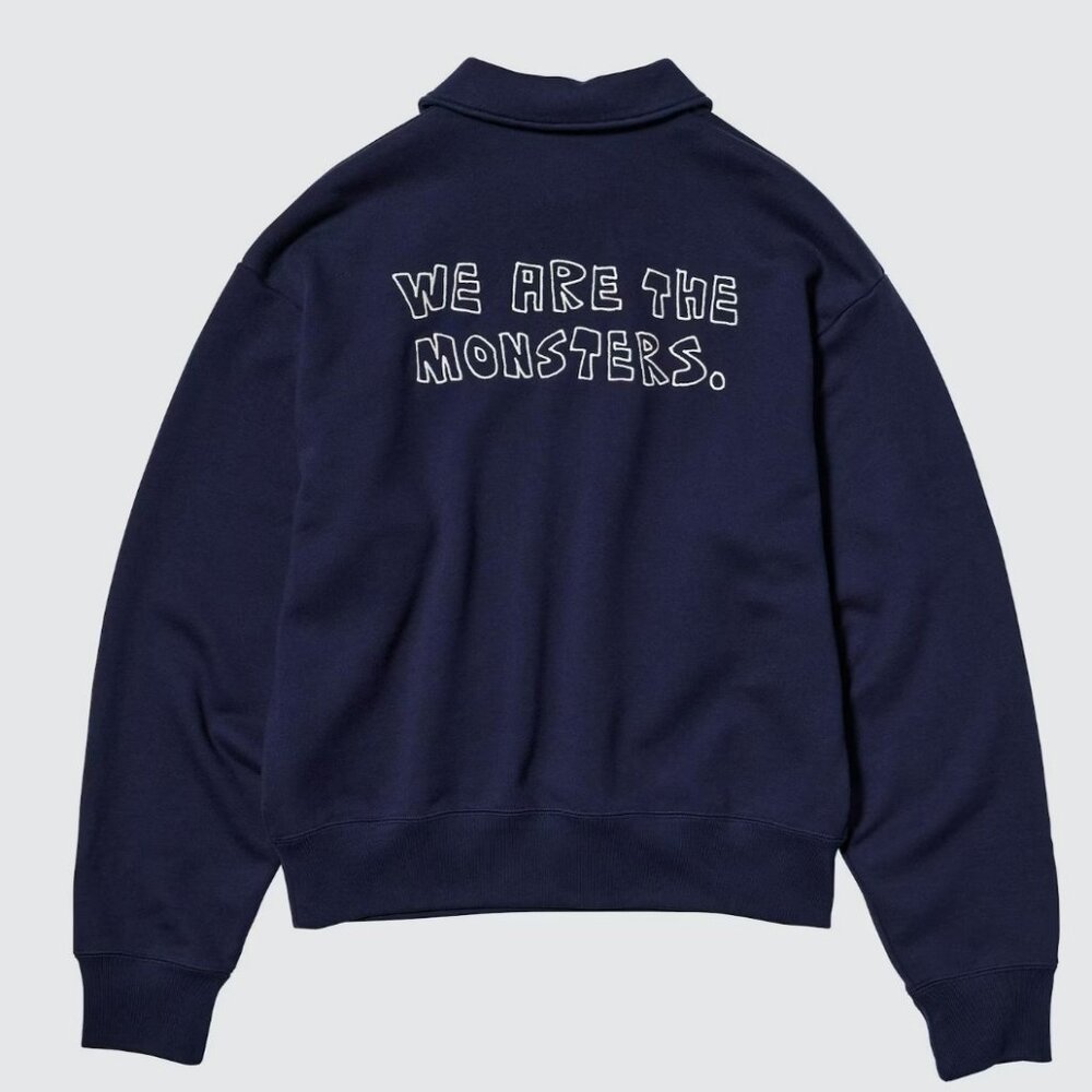 Uniqlo x Pop Mart The Monsters Limited Edition Half-Zip Sweater - Navy XL